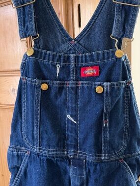 Dickies Dark Blue Denim Overalls One-Piece